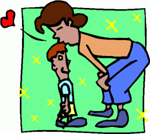 mother-kissing-son-clipart